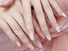 フローラネイルサロン/#日暮里#ワンホンネイル#春