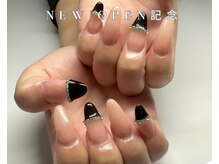 豊中ラメグラ フラッシュネイル