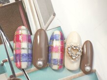 ネイルサロン ティディ(TIDY)/バレンタインチェックNAIL