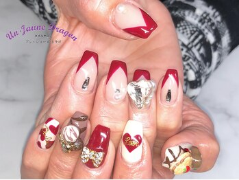 アン ジョーヌドラゴ/【自爪ネイル】バレンタイン