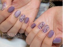 プリンセスネイル(Princess nail)/パープルツイード 10,600