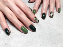 プルメリア(Plumeria)/【ハンド】迷彩×ハート