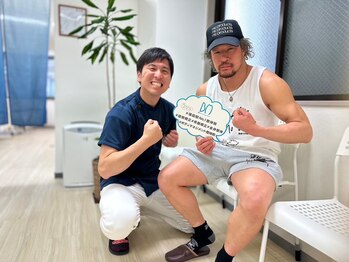ボディマネジメント整体院 錦糸町/プロレスラー　前口太尊さん来院