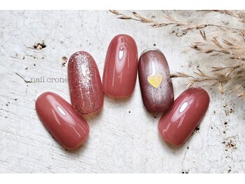 ネイルクローネ(nail crone)/ハートホログラムネイル