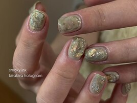 ニュアンス春ネイル