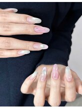 ヘブン ネイル 鶯谷(HEAVEN Nail)/ゴージャスで優しいデザイン
