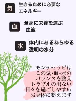 シャンタイン(SANTAI)/東洋医学★モンテセラピー★