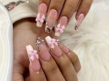 ベーシック ネイルウィザードアカデミー 本厚木店(Basic×NailWizardAcademy)/ストーンフレンチ