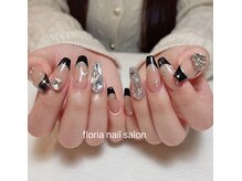 フローリア(Floria)/長さだし　黒フレンチ