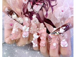 痛ネイル 手書き オタク