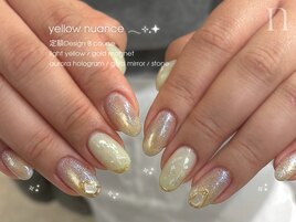 定額B/イエローニュアンスネイル