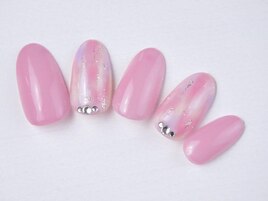 シンプル☆タイダイアートネイル