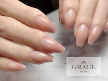 グレース ネイルズ(GRACE nails)の雰囲気（お爪を削らないベースジェルでオフ時も溶剤を使わない施術導入。）