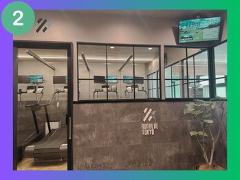 ランブルー トウキョウ(RUN BLUE TOKYO)/ランニングエリア前