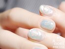 オーロラシャボン玉ネイル