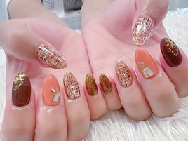 #ツイードネイル#ガーリー