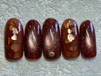 ネイルアンドアイラッシュ ネネ/奥行 ハート マグネット