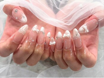 ネイルサロン ティディ(TIDY)の写真/お持ち込み対応力◎うねうね・ぷっくり・ワイヤー・立体パーツなど自慢したくなる様な可愛いデザイン多数★