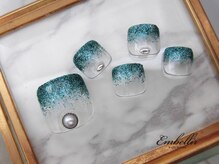 アンベリール 横浜店(Embellir)/(1218)パールラメグラFootネイル