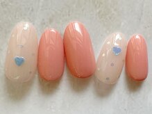 アブニール 我孫子店(ＡＶＥＮＩＲ)/ハートネイル新規¥6,160