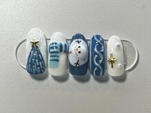 ジョアネイル(JOA Nail)/冬/雪だるま/ツリー/ニット/