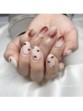 サロンドウイ(salon de OUI)/ちぐはぐネイル