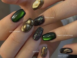 個性派ニュアンスネイル
