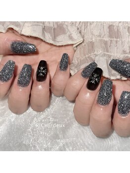 リッシュ ドゥ(RICHE deux)/クロム＆フラッシュネイル！