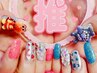 【Hand/推し活ネイル】沼コース（推し1～4本アート）¥22,000