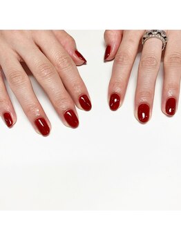 アイリッシュネイル 久屋大通店(Irish Nail)/ボルドーワンカラー