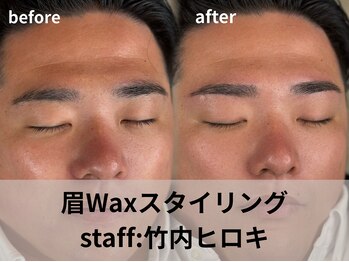ニチワ 御器所店(NICHIWA)/メンズ眉毛Waxスタイリング
