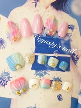 ボガスティーズネイル(Vogusty's nail)/マーメイドネイル FOOT やり放題