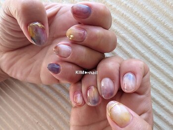 ケイアイエムネイル(KIM nail)/紫陽花カラー♪