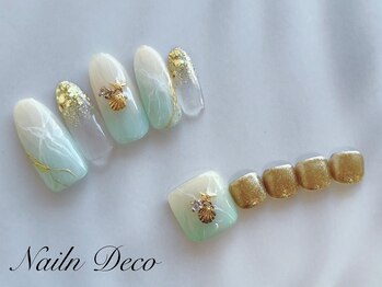 ネイルンデコ (Nailn Deco)/8月オススメSelect Nail ¥4980