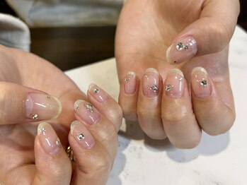 ネイルアルケー(Nail ARCHE)/クリアストーンネイル
