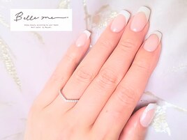 ホワイトフレンチNail　¥7,000