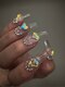 レイネイル アンド レイアイ 長嶺店(RAY NAIL & ray eye)の写真/指先を美しく魅せる華やかNailで見るたびHAPPYな気持ちに♪高技術×丁寧な施術で仕上がりもモチも抜群◎