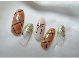 #245 &nbsp;【チェック×リボン】