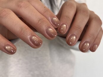 マグネットグラデーションネイル