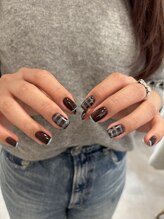 ネイルサロン ティディ(TIDY)/チェックネイル