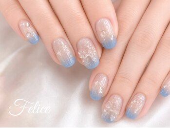 フェリーチェビューティー 浦和東口店(felice BEAUTY)の写真/初夏の指先を彩る☆定額デザインネイル！大人女性に人気の定額デザイン