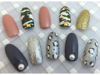 ネイルサロン ビジュードゥ(Nailsalon Bijoux doux)/デザインネイル♪¥6800!!