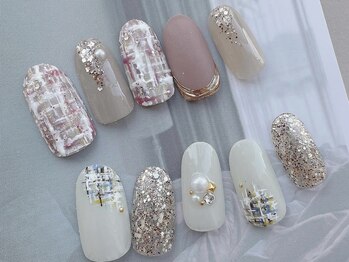 ネイルリブラ(Nail Libra)/ツイードデザイン