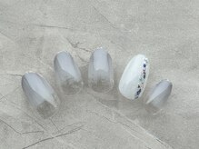 シエルネイルスタジオ 新宮店(Ciel nail studio)/先端ラメライン