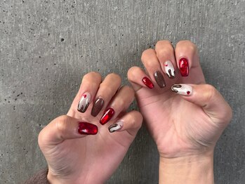 ロエン 北岡崎(ROEN)/バレンタインネイル