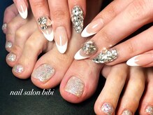 ネイルサロン ビビ(bibi)/王道ブライダルネイル