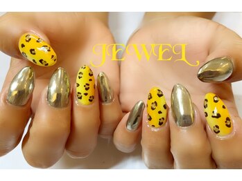 ジュエル(JEWEL)/ヒョウ柄ネイル