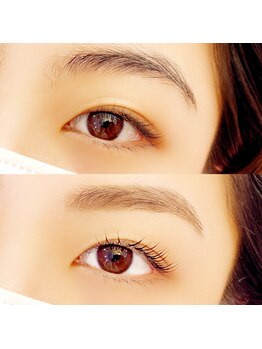 イーエヌトリップ(en.trip)/まつ毛パーマ&眉 施術後