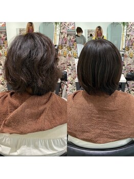 シュール センター南(SURREAL)/ヘッドスパ後のビフォーアフター