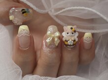 リボンの雰囲気（3Dネイルが得意です！推し活やイベントにいかがでしょうか(^^)）